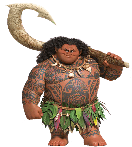 Moana Movie Png Transparent Image (gray)