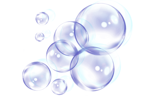 Soap Bubbles Transparent Png (black, navy, greenish blue)