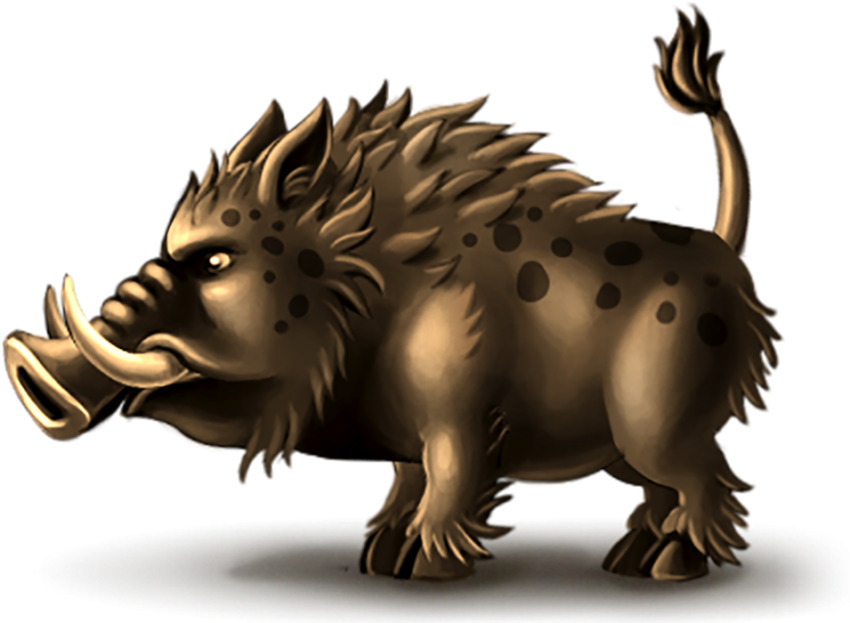 Boar Wild Png Pic (black, white)