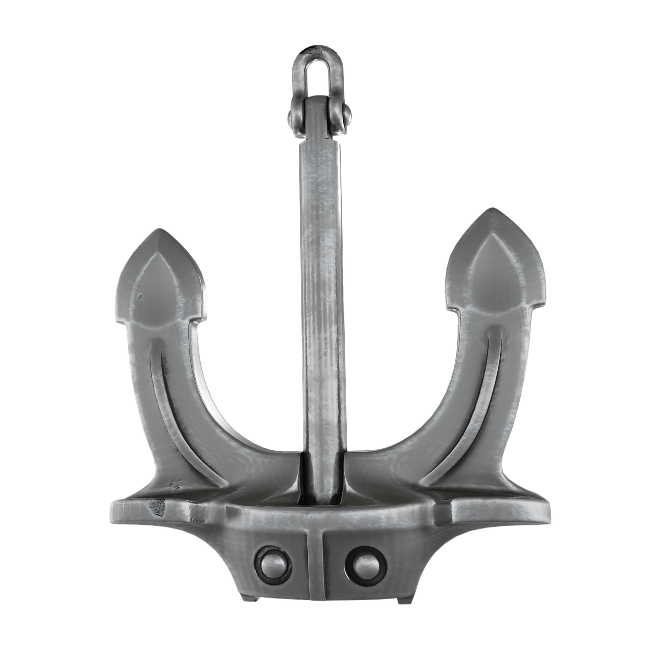 Boat Anchor Png File (black, gray)