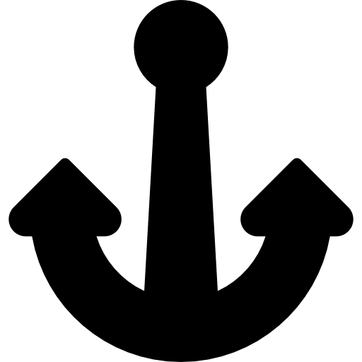 Boat Anchor Png (black, gray, white)