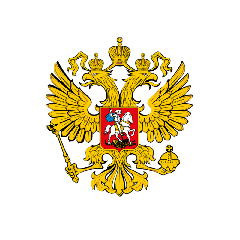 Coat Of Arms Of Russia Png Transparent Picture (orange, black)