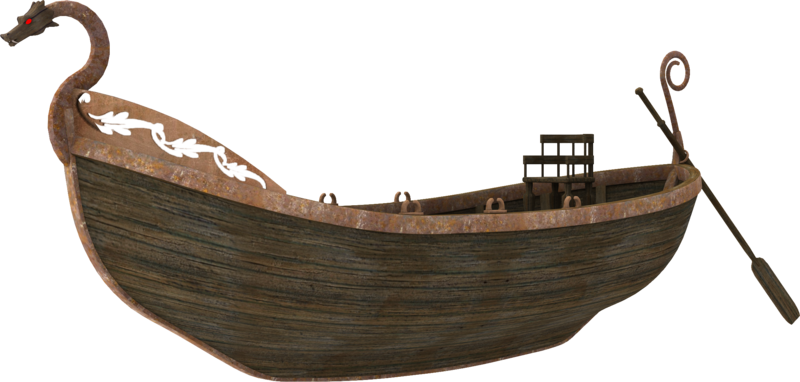 Boat Png File (maroon, black)