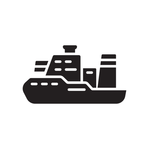 Boat Ice Iceberg Free Png Icon (black)