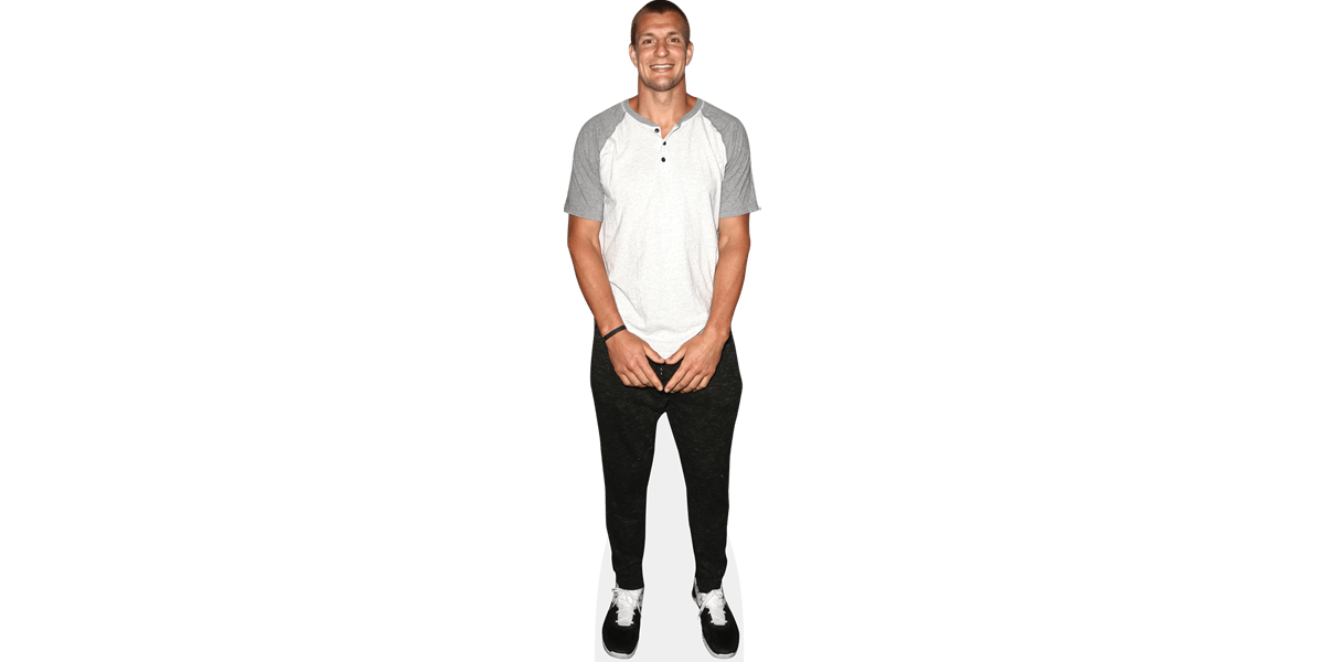 Rob Gronkowski Png (gray, white, lavender)