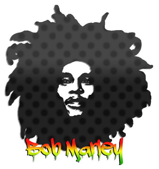 Bob Marley Png Transparent Image (white, black, indigo)