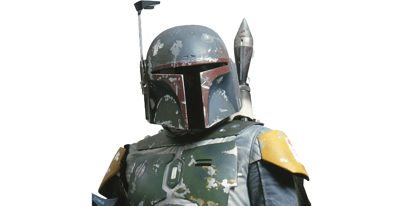 Boba Fett Png Photo (white, black)