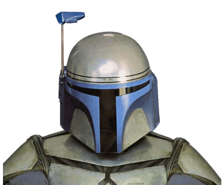 Boba Fett Transparent Background (black, gray, indigo)