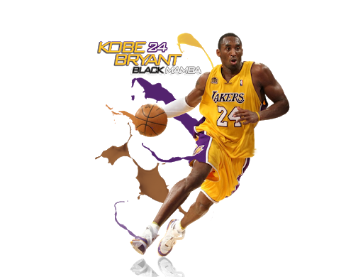 Kobe Bryant Png Clipart (chocolate, indigo, black)