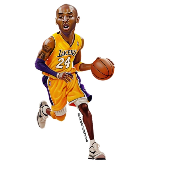 Kobe Bryant Png Image (gray, silver, lavender, black, white)