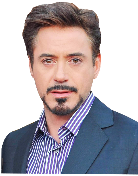 Robert Downey Jr Png File (gray, indigo, pink, black)