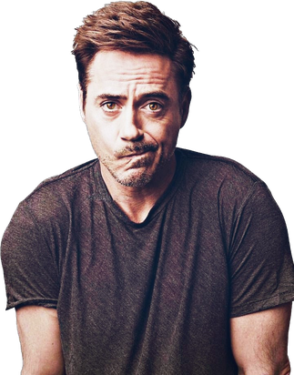 Robert Downey Jr Png Image (indigo, black)