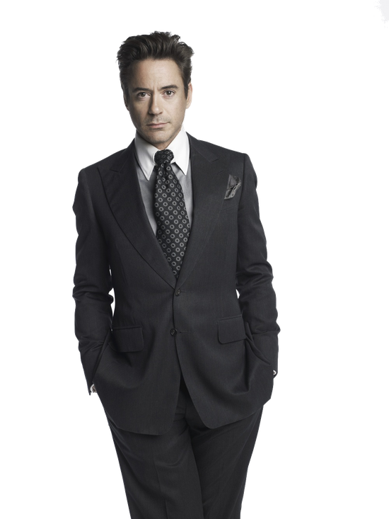 Robert Downey Jr Png Isolated Hd (black)