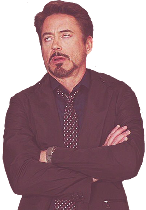 Robert Downey Jr Png Isolated Image (indigo, gray, purple, black)
