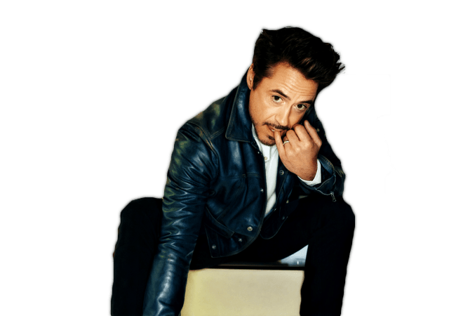 Robert Downey Jr Png Isolated Pic (black)