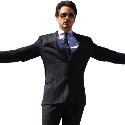 Robert Downey Jr Png Picture (black)