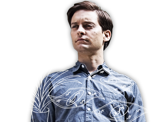 Tobey Maguire Png Picture (black, gray, white)