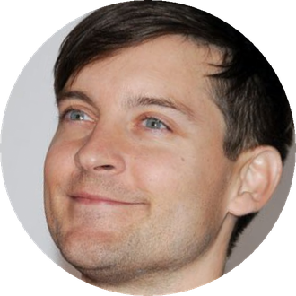 Tobey Maguire Transparent Png (black, gray, silver)