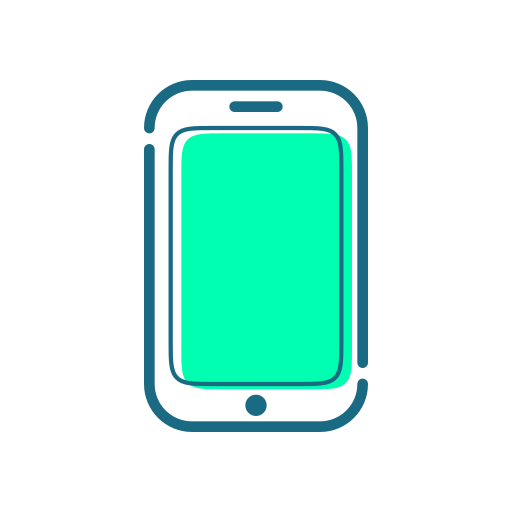 Mobile App Iphone Smartphone Phone Icon Free Png Icon Download (teal, greenish blue, black)