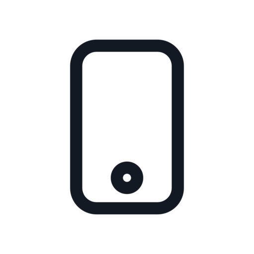 Mobile Device Free Png Icon Download (black)