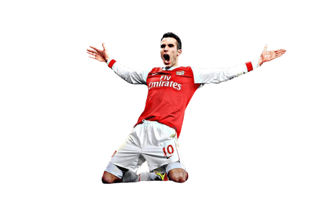 Robin Van Persie Png Hd (gray, white)