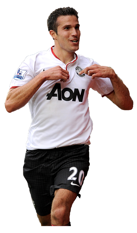 Robin Van Persie Transparent Png (black)