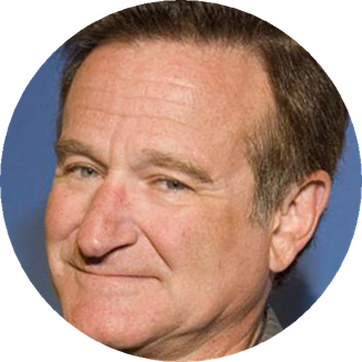 Robin Williams Png Image (gray, black)