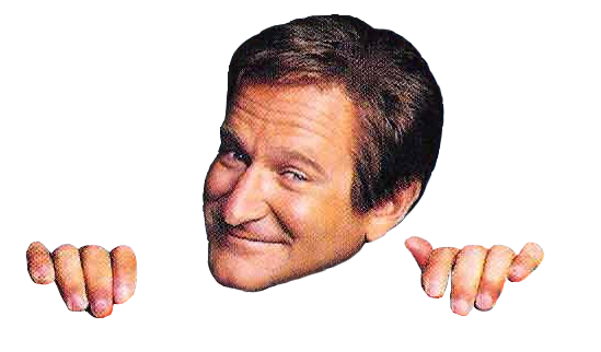 Robin Williams Png Photo (lavender, black, white)