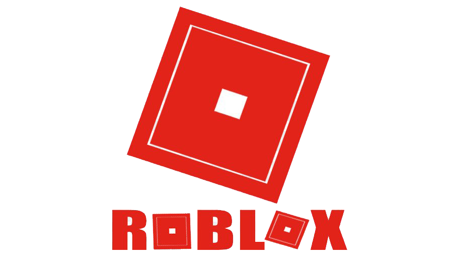 Roblox Logo Transparent Background (red, white)