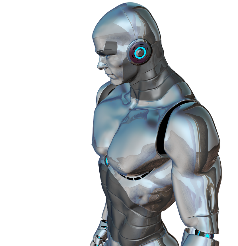 Robocop Png Clipart (gray, silver, black)