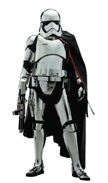 Robot Captain Phasma Toy Transparent Png (black)