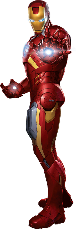 Robot Chibi Iron Man Transparent Png (black)