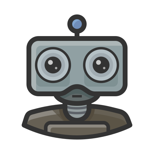 Robot Free Png Icon Download (gray, black)