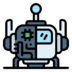 Robotic Chip Technology Robot Icon Free Transparent Png Icon Download (gray, lavender, black, mint)