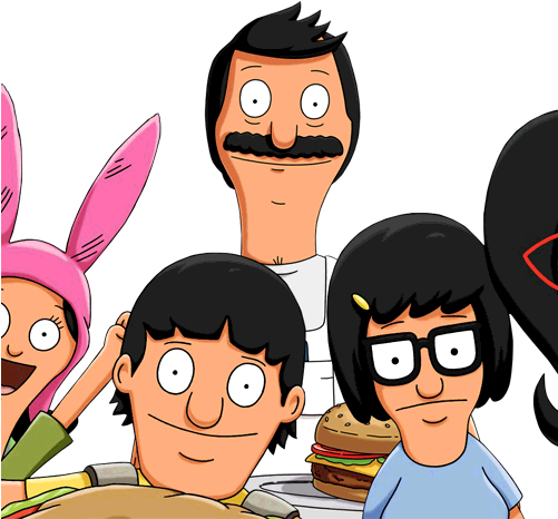 Bobs Burgers Download Png Image (white, salmon, black, silver)