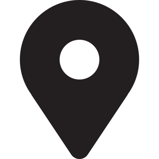 Location Pin Free Png Icon (black)