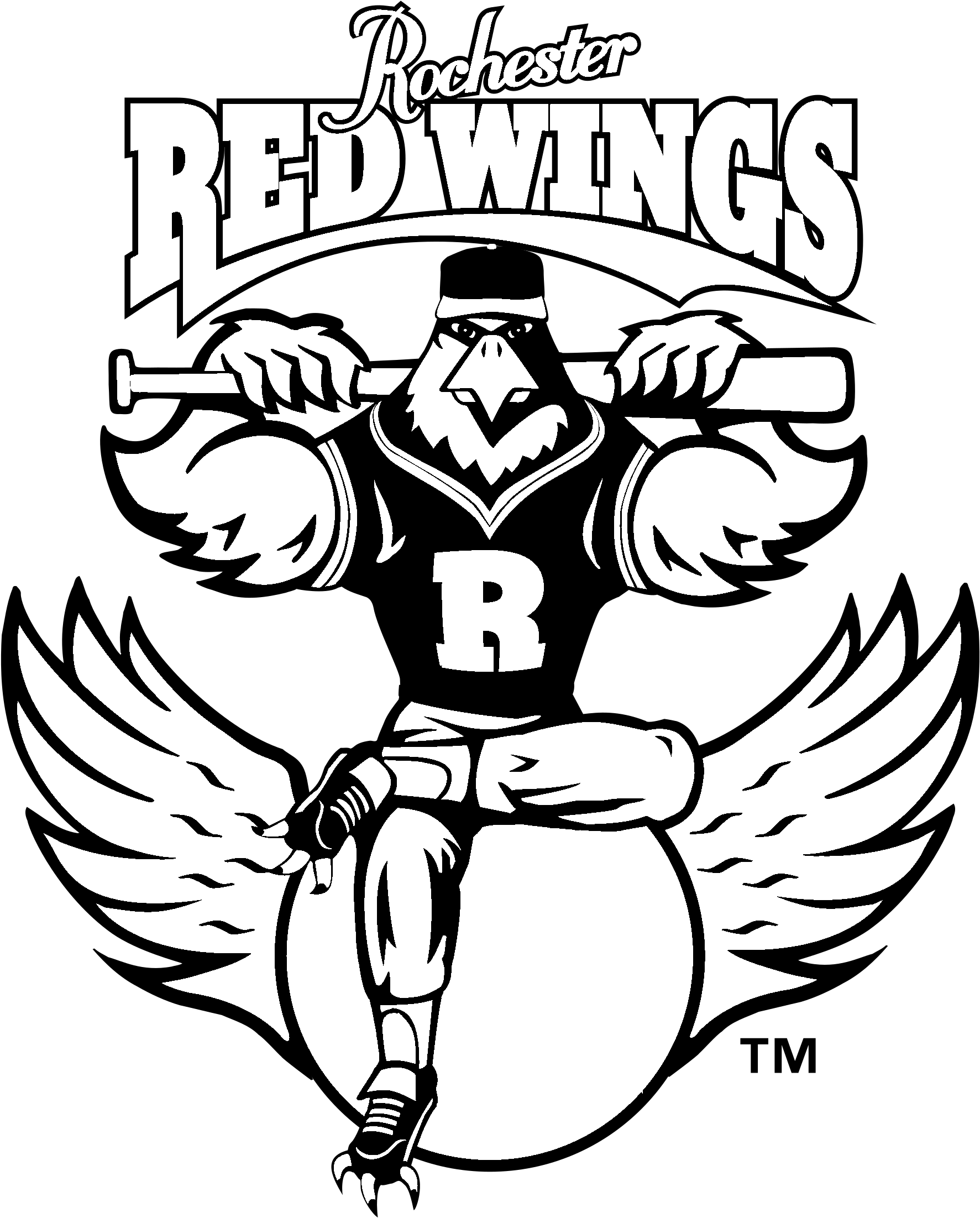 Rochester Red Wings Png Hd (lavender, gray, black, silver, white)