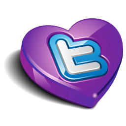 Social Twitter Heart Free Transparent Png Icon Download (purple, black)