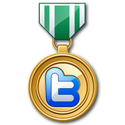 Social Twitter Medal Free Transparent Png Icon Download (silver, blue, white, black, teal)