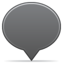 Social Balloon Color Grey Free Png Icon Download (gray, black)