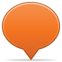 Social Balloon Color Orange Free Png Icon Download (chocolate, black, salmon)