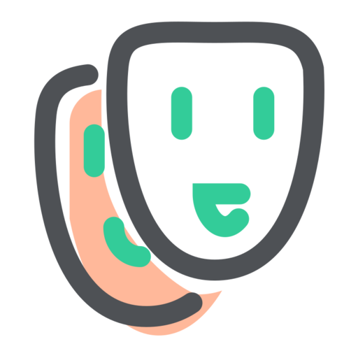 Social Contact Free Transparent Png Icon Download (pink, teal, black, gray)