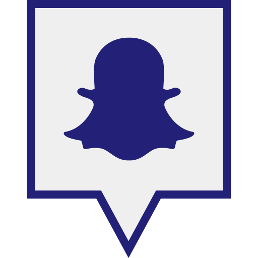 Social Media Logo Snapchat Icon Pngpath Free Transparent Png Icon Download (indigo, navy, white, black, lavender)