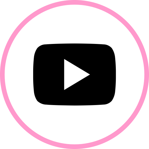 Social Media Web Youtube Play Free Transparent Png Icon Download (pink, black, plum, white)