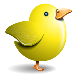 Social Twitter Bird Free Png Icon Download (olive, yellow, gold, black)