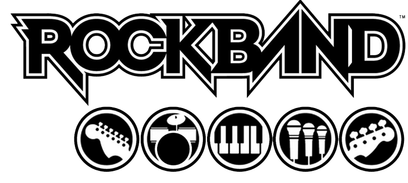 Rock Band Transparent Png (gray, black, white)