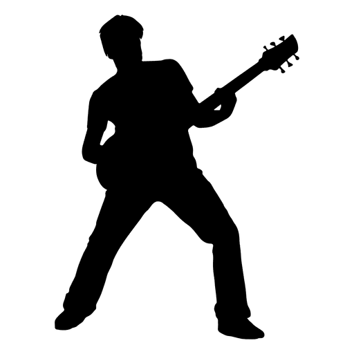 Rock Guitarist Png Transparent Image (gray, black)