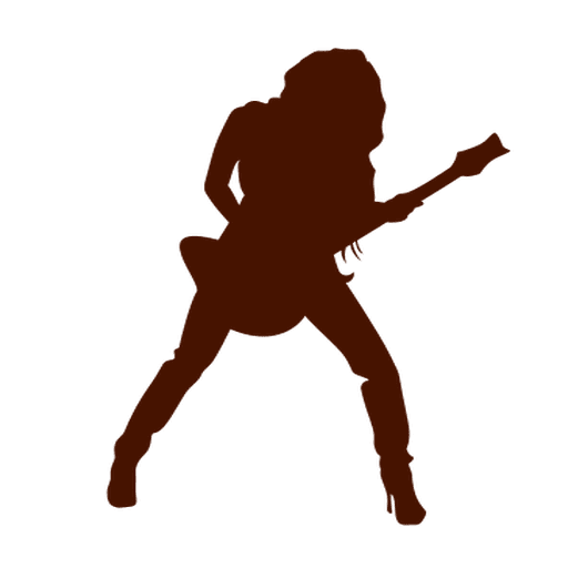 Rock Guitarist Transparent Png (maroon, gray)