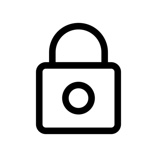 Lock Closed Free Png Icon Download (lavender, indigo, black, white, gray)