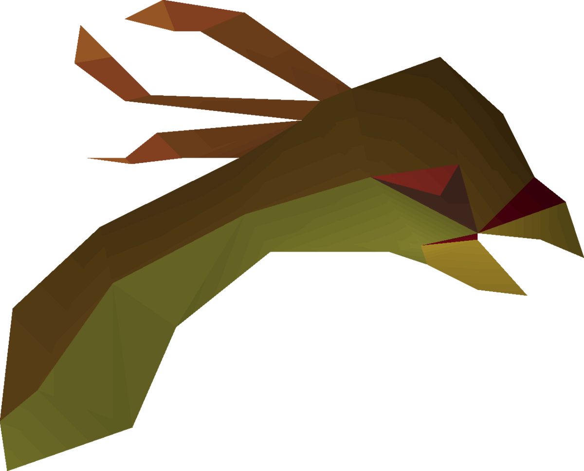 Cockatrice Dragon Png Image (olive, black, maroon)